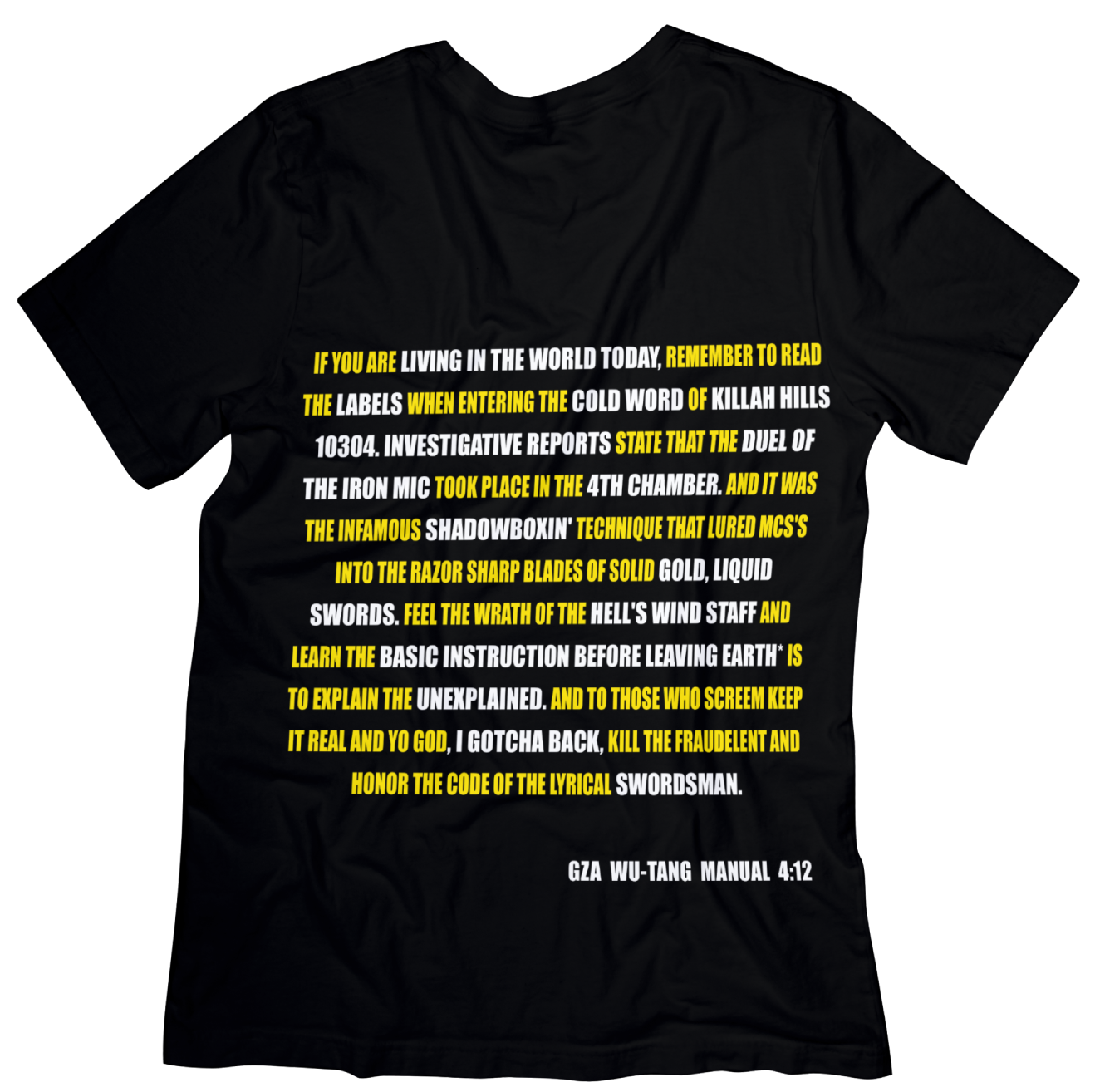 GZA Liquid Swords T-Shirt - Image 2