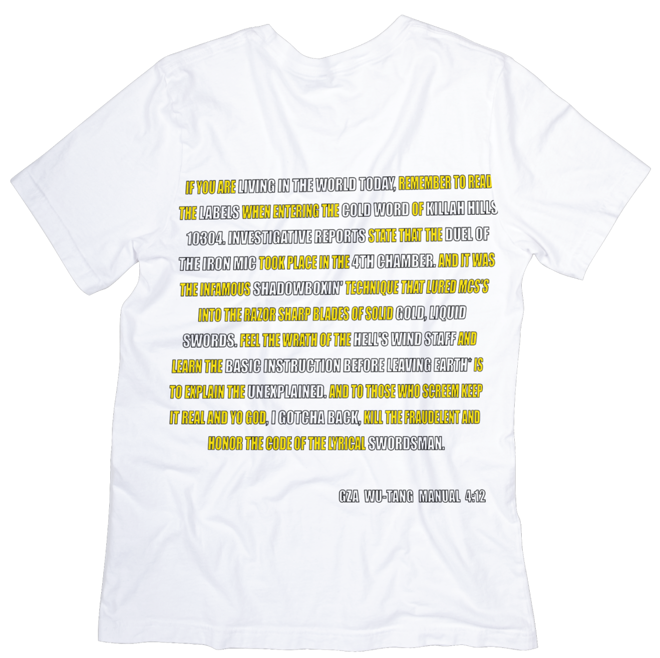 GZA Liquid Swords T-Shirt - Image 3